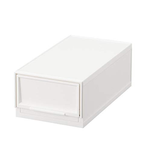 モジュールケースホワイト/スリムS/D2SC-SSWH・Size:スリムSColor:ホワイト・パッケージ個数:1・スルッと引き出せて、スキッと閉まる機構・お好みに合わせて積み重ね可能です・キッチン・子供部屋・トイレ・リビング・玄関・洗面所...