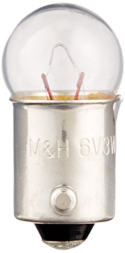 M&Hマツシマ 電球 6V3W クリアー G10 BA9S 1個入 1P7103 ライト バルブ