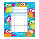 Trend Enterprises トレンド ごほうびシール カラフル ふくろう シール台紙 36枚 Trend Incentive Pads