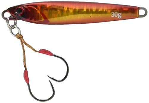 JACKALL(ジャッカル) メタルジグ ルアー ラスパティーン TG 63mm 30g アカキン/マグマウェーブホロ