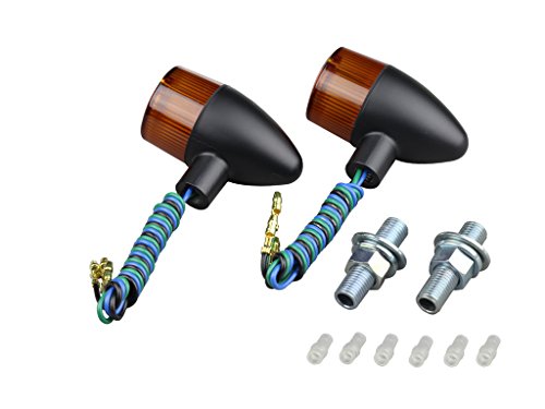 Catch Tanks - ポッシュフェイス(POSH FAITH) バイク用品 クラシカルウインカー 砲弾タイプ 095498-06