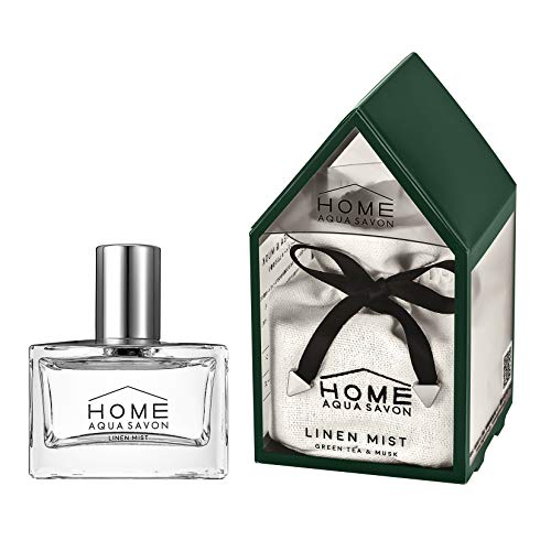 AQUA SAVON(アクアシャボン) ホーム アクアシャボン リネンミスト グリーンティー&ムスクの香り 50ml AQUA SAVON(アクアシャボン) ホーム アクアシャボン リネンミスト グリーンティー&ムスクの香り 50ml
