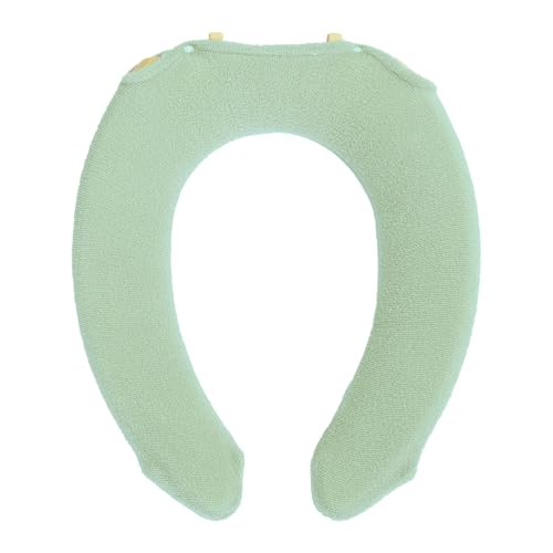 オカ(OKA) フルールブラン トイレ便座カバー U型専用タイプ グリーン (洗える 厚手 花柄 フェミニン)