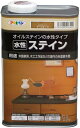 アサヒペン 塗料 ペンキ 水性ステイン 1L ダークオーク 水性 艶消し ステイン仕上げ 上塗り不要 シックハウス対策品 日本製