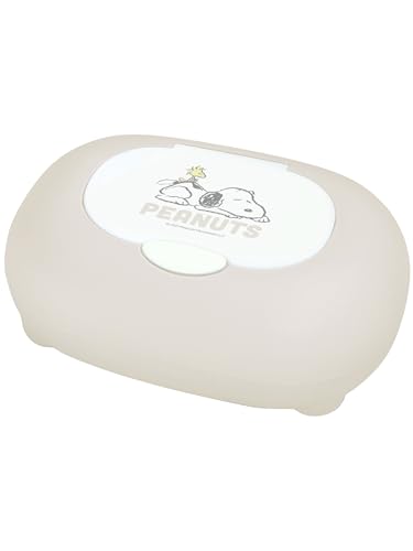 錦化成 ウェットティッシュ おしりふき ケース スヌーピー ベージュ 約19×13×7.5cm 日本製 ワンプッシ..