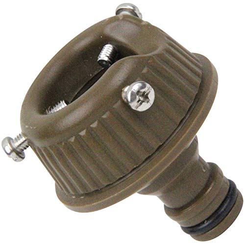 セフティー3(Safety-3) コイルホース用蛇口ニップル 適合ホース内径8mm ブラウン