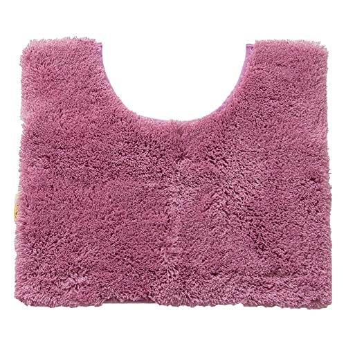 オカ(OKA) 乾度良好Dナチュレ トイレマット ミニサイズ (約48cm×55cm) ローズピンク (かんどりょうこう 吸水 速乾 抗菌 防臭