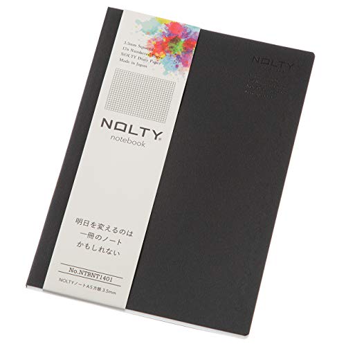能率 NOLTY ノルティ ノート A5 3.5mm方眼 ブラック NTBNT1401