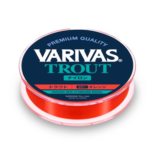 バリバス(VARIVAS) VARIVAS トラウト ナイロン 100m オレンジ 4lb (1号)