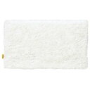 オカ(OKA) 乾度良好Dナチュレ バスマット 約50cm×80cm ホワイト ( 吸水 速乾 かんどりょうこう 洗える 大判 足拭きマット 風