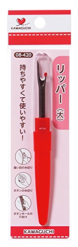 アソート/大/08−420・Size:大・容量：1個・サイズ：収納時約120mm・素材：ニッケルメッキ・PS・PP・注意事項：先端が鋭くなっていますので、取り扱いには十分ご注意ください。コンパクトサイズのリッパー。 縫い目の糸切りやボタンホ...