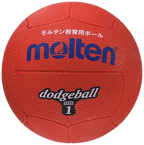 モルテン(molten) ドッジボール ゴム1号球 赤 D1R モルテン(molten) ドッジボール ゴム1号球 赤 D1R