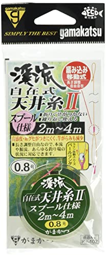乐天商城 - がまかつ(Gamakatsu) 渓流自在式天井糸仕掛II KJ102 0.8. 43106-0.8-0-07