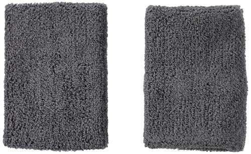 [カジメイク] 汗取りタオル リストバンドロング スモークグレー F