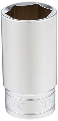 Rakuten - KTC (京都機械工具) 9.5mm (3/8インチ) セミディープソケット (六角) 19mm B3M19