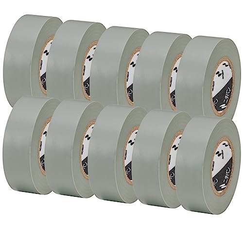 ニチバン ビニールテープ 19mm×10m 10個入 VT1917-10P 灰色