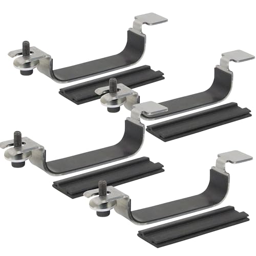 Terzo テルッツォ (by PIAA) ルーフボックス オプション 4個入 エアロバー取付クランプ ブラック Terzoエアロバー用取付クラ