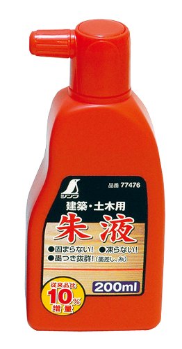 シンワ測定(Shinwa Sokutei) 朱液 200ml 77476