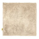 オカ(OKA) 乾度良好Dナチュレ バスマット 約70cm×70cm ベージュ ( 吸水 速乾 かんどりょうこう 洗える 大判 足拭きマット 風