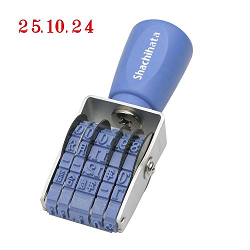 シャチハタ スタンプ 回転ゴム印 欧文日付 3号 約28×6ミリ NFD-3M 明朝体