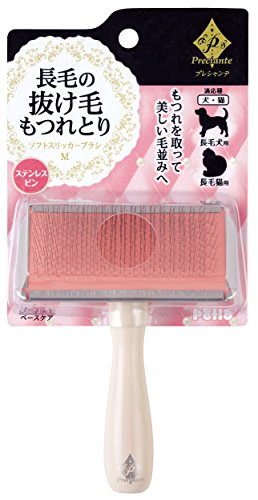 ペティオ (Petio) プレシャンテ ソフトスリッカーブラシ 長毛犬・長毛猫用 M サイズ