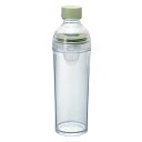 HARIO(ハリオ) フィルターインボトル ポータブル スモーキーグリーン 樹脂製 縦横 400ml 茶こし付き プレゼント ギフト 贈り物 F