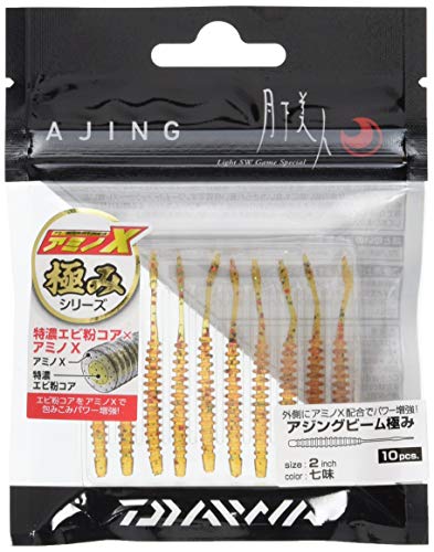 ダイワ(DAIWA) ワーム 月下美人 アジングビーム 極み 2インチ 七味 ルアー