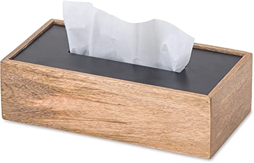 POSH LIVING(ポッシュリビング) ティッシュケース ブラウン サイズ：約W27 D14 H8 41318