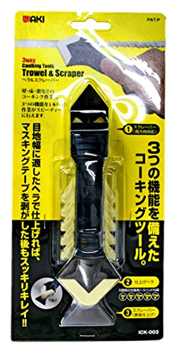 WAKI 3WAY Caulking Tools ヘラ&スクレーパー ICK-003