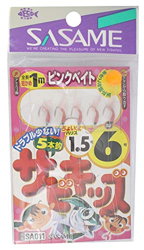 ささめ針(SASAME) SA011 サビキッズ ピンクベイト 6号のサムネイル