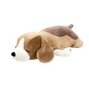 LIV HEART 抱き枕 プレミアムねむねむアニマルズ ビーグル犬のビッキー Mサイズ(全長約53cm) ふわふわ もちもち ぬいぐるみ だき