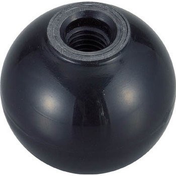 TRUSCO(トラスコ) 樹脂製握り玉 金具なし黒 40×M12mm (20個入) TPB40-12BK(4.0)