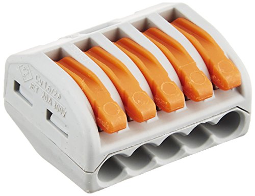 WF-5BP-/-/WF-5BP・Style:WF-5BP・パッケージ個数:1・入数:5個/ 電線数:5本 5xx定格(一般用途):32a、400v/適用電線:単線(銅)φ0.65~φ2.0mm/適用電線:iv線より線・定格(一般用途):32a、400v/適用電線:単線(銅)φ0.65~φ2.0mm/適用電線:iv線より線0.08~2.5(3.5)mm2/適用電線:より線0.08~4.0mm2・むき出し長さ:10mm・屋内配線用途定格:20a、300v・屋内配線用途適用電線:単線(銅)φ1.6、φ2.0mmワンタッチコネクター