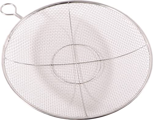 カンダ(kanda) kan ザル ステンレス製 30cm 日本製 リング付き 水切 油切り盆ざる水切り揚げ物 野菜 麺類 シルバー 取っ手付き