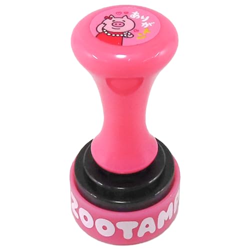 TAMPS ZOOTAMP(ズータンプ) スタンプ 浸透印 TA-ZT-13 ピンク