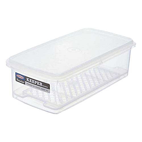 クリア/Medium/B-321 N・Size:Medium・パッケージ個数:1・サイズ:160×307×95mm・本体重量:332g・材質:本体・スノコ/ポリプロピレン、フタ/ポリエチレン・原産国:中国・容量:3.2L商品紹介 ●耐熱温度...