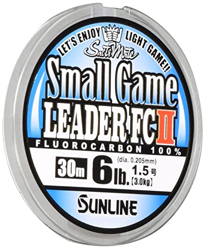 樂天商城 - サンライン(SUNLINE) リーダー ソルティメイト スモールゲームリーターFC II フロロカーボン 30m 1.5号 6lb ナチュラルク