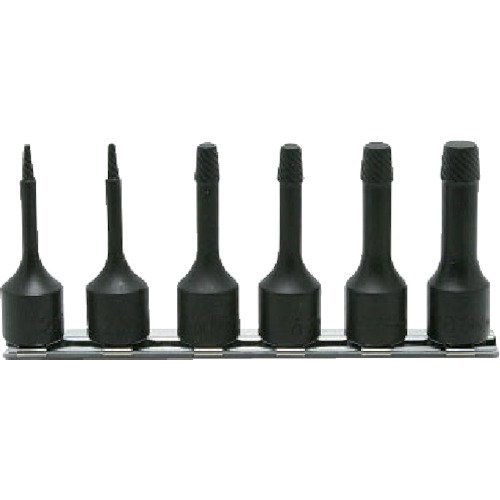 山下工業研究所 コーケン 3/8(9.5mm)SQ. ボルトツイスターレールセット 全長60mm 6ヶ組 RS3129/6-L60