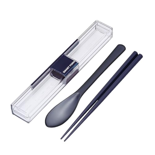 岩崎工業 とっても強いケース＆スプーン箸 19.5cm H-601 NV(3.0)