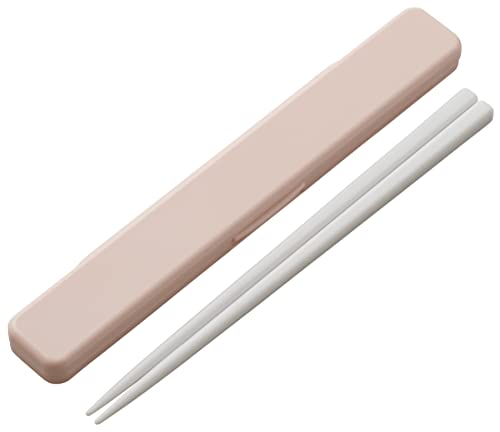 スケーター(Skater) 箸 箸箱 セット 18cm 抗菌 くすみ ピンク 日本製 ABC3AG-A