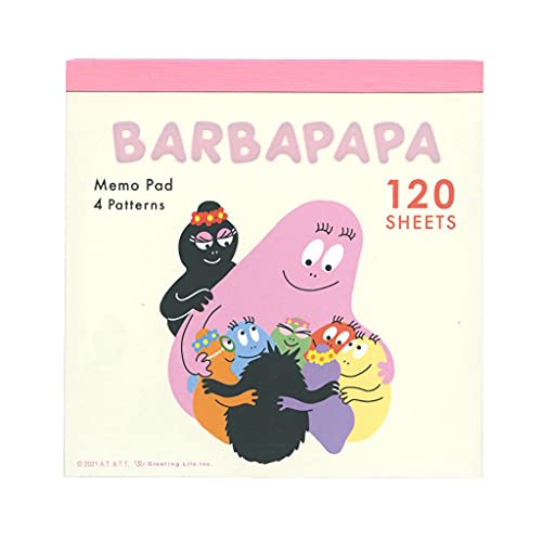 バーバパパ グリーティングライフ メモパッド ファミリー BBN-255
