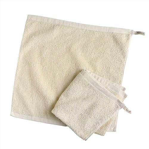 hiorie(ヒオリエ) ホテルスタイルタオル ハンドタオル 大判 ループ付き 日本製 吸水 綿100% 無地 泉州..