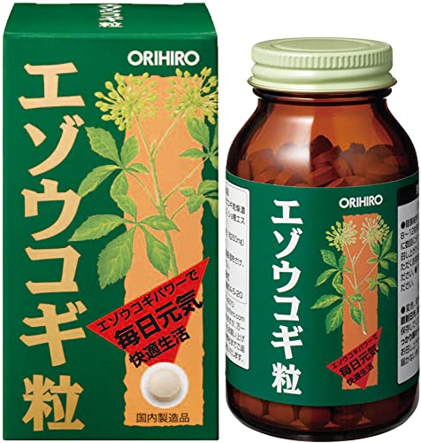 オリヒロ エゾウコギ粒 400粒 33〜50日分