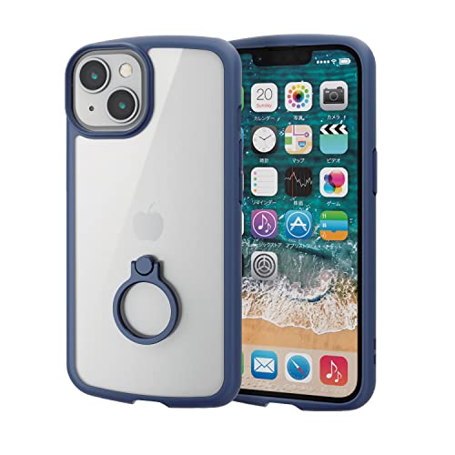 Rakuten - エレコム iPhone 14 / 13 ケース カバー リング付き 耐衝撃 衝撃吸収 TOUGH SLIM LITE [全周配置のエアクッション