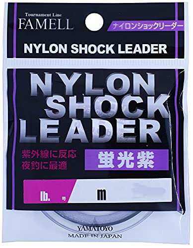 Rakuten - ヤマトヨテグス(Yamatoyo) ナイロンショックリーダー 蛍光紫 30m/1.5号