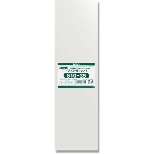 樂天商城 - シモジマ ヘイコー 透明 OPP袋 クリスタルパック 10×35cm 100枚 S10-35 006761500