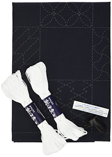 オリムパス製絲(Olympus Thread) ちくちく刺し子キット SK-290 マルチクロス 伝統柄