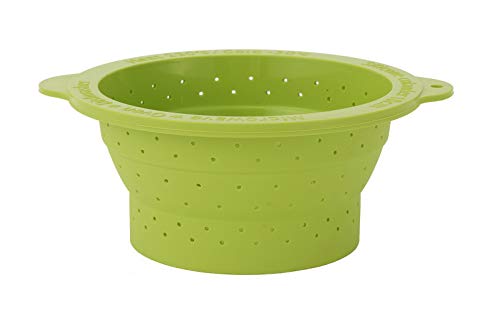 tone トーン 18cm たためるシリコンざる SG-01 (グリーン)