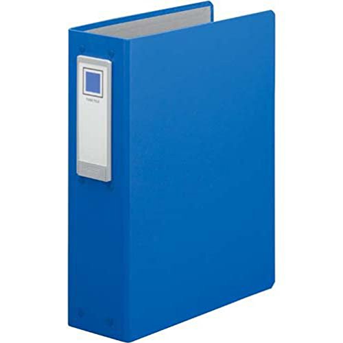 コクヨ ファイル パイプ式ファイル ロングボディ A4 2穴 600枚 青 フ-L660NB