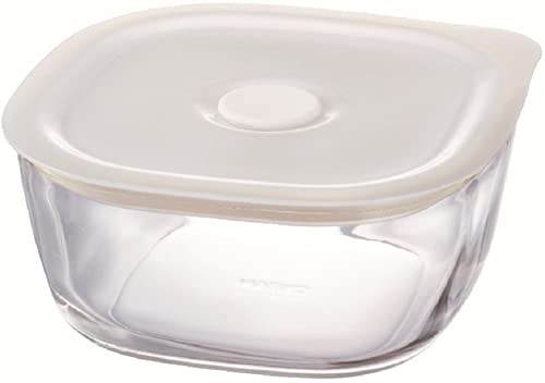 Other - HARIO(ハリオ) 日本製 耐熱ガラス製 密閉保存容器・角 600ml BUONO kitchen KSTM-60-TW クリア